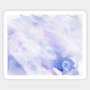 Abstract Watercolour 3 (Purple-Lavender) Sticker